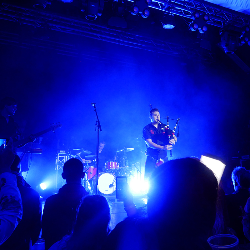 James Marshall - Lighting Designer; Red Hot Chilli Pipers UK Tour 2021; Photo by CodeTalker Studio